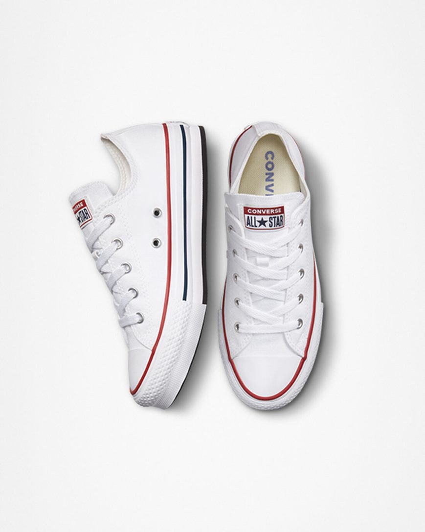 Topanky Na Platforme Converse Chuck Taylor All Star Lift Nizke Dievcenske Biele Tmavo Červené Námornícka Modrá | SK SYQWA9